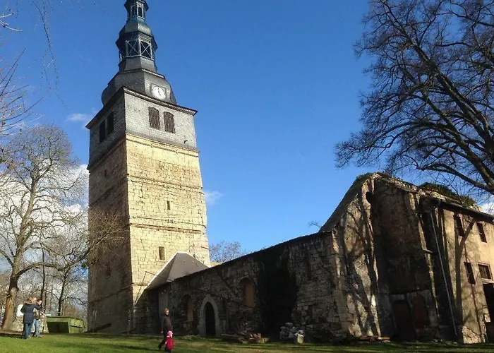 公寓 Ratstrasse Im Kyffhaeuser - Krumm & Schief 巴特弗兰肯豪森